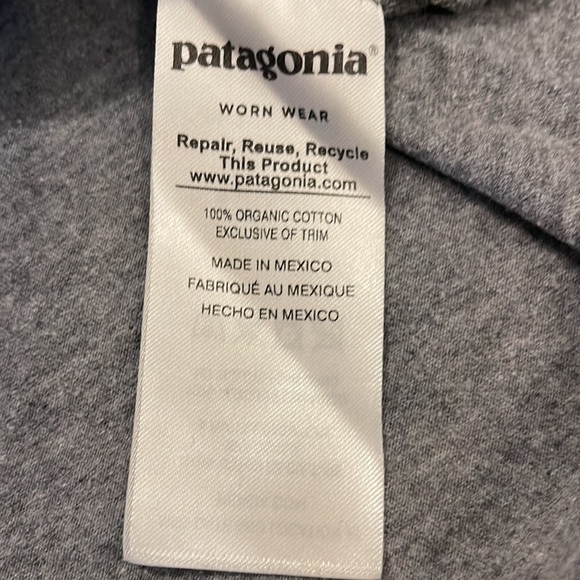 Patagonia Grey Long Sleeve Shirt Sz L - Picture 4 of 4